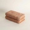 حوله|حوله برند اکوکتان مدل Pure Cotton 50*90 گلبهی تیره