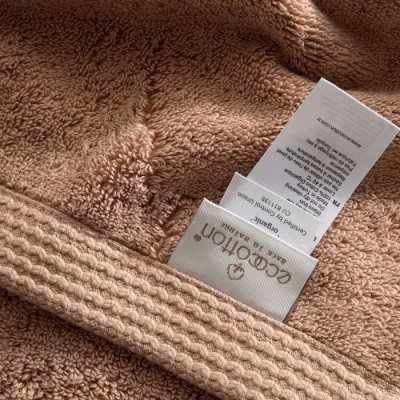 حوله|حوله برند اکوکتان مدل Pure Cotton 50*90 گلبهی تیره