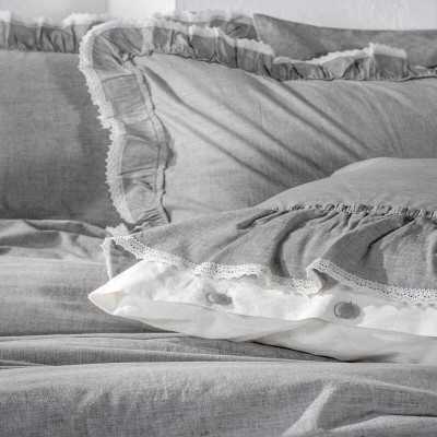 سرویس ملحفه|سرویس ملحفه Lisa دونفره سایز برند ecocotton