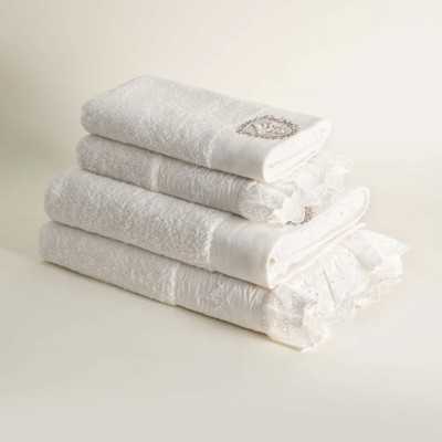 خانه|ست حوله ۱۰ تکه دونفره برند ecocotton مدل Elsa