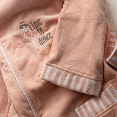 حوله تن پوش کودک|حوله تن پوش کودک برند ecocotton مدل Balerin