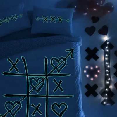 خانه|سرویس ملحفه گنج برند Tac مدل Glow Xox دونفره