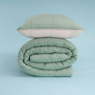 خانه|ست لحاف برند اتللو مدل Egeo Life یکنفره سبز