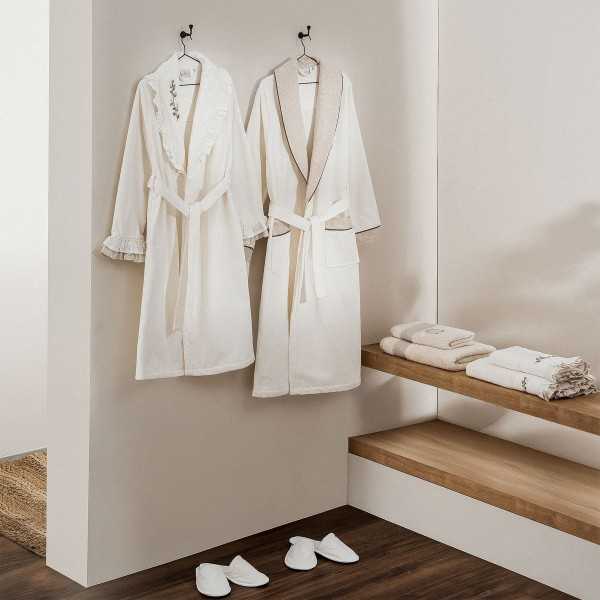 ست حوله ۱۰ تکه دونفره مدل Leyna برند ecocotton