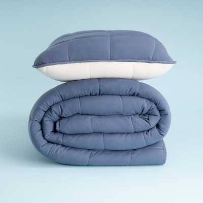 خانه|ست لحاف برند اتللو مدل Egeo Life کینگ سایز سورمه ای