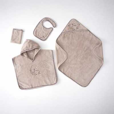 حوله 4 تکه نوزادی برند ecocotton مدل Ilay