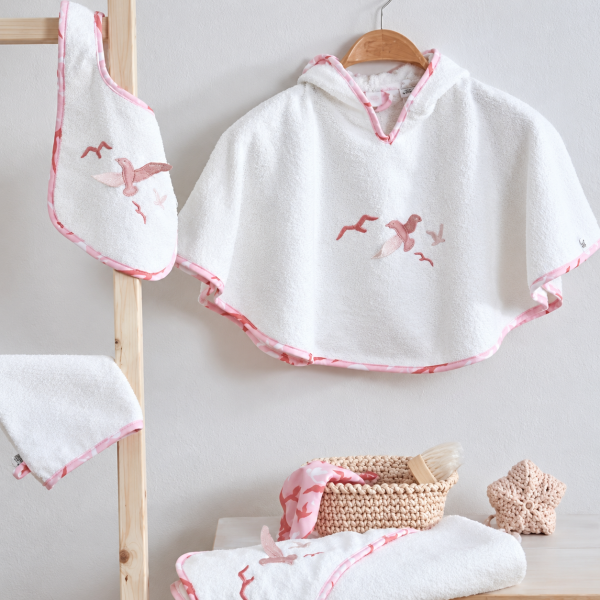 حوله 4 تکه نوزادی برند ecocotton مدل Turna