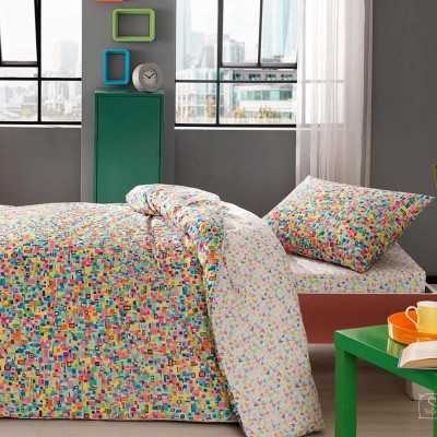 خانه|سرویس ملحفه رانفورس برند تاچ مدل Selena یکنفره صورتی