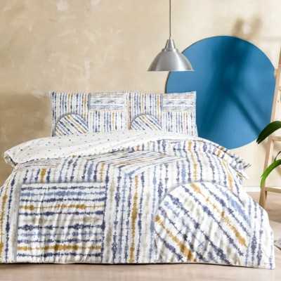 خانه|سرویس ملحفه رانفورس برند تاچ مدل Milena دونفره صورتی