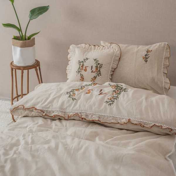 سرویس ملحفه نوزادی Polina برند ecocotton 