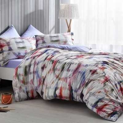 خانه|سرویس ملحفه رانفورس برند تاچ مدل Lizzy یکنفره آبی