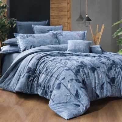 خانه|سرویس ملحفه برند اکوکتان مدل Paye کینگ سایز کرم