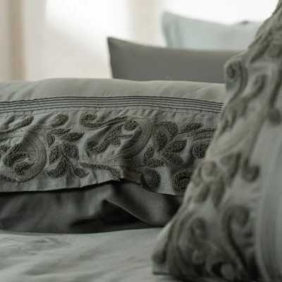 خانه|سرویس ملحفه برند اکوکتان مدل Yade کینگ سایز سبز