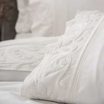 خانه|سرویس ملحفه برند اکوکتان مدل Yade کینگ سایز کرم