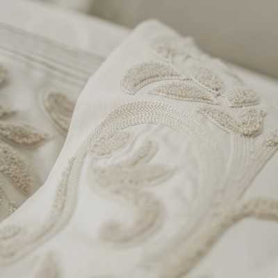 خانه|سرویس ملحفه برند اکوکتان مدل Yade کینگ سایز بژ