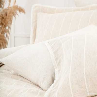 خانه|سرویس ملحفه برند اکوکتان مدل Raisa دونفره بژ