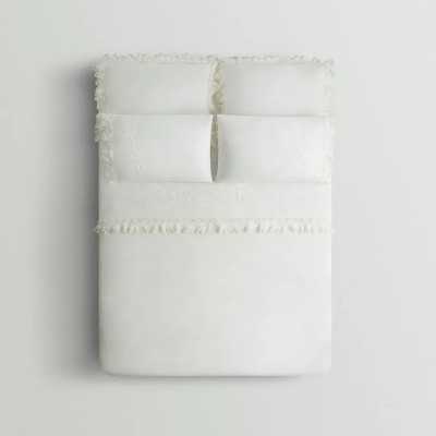 خانه|سرویس ملحفه برند اکوکتان مدل Paye کینگ سایز کرم