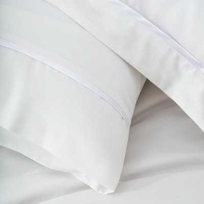 خانه|سرویس ملحفه برند اکوکتان مدل Meva کینگ سایز کرم نقره ای