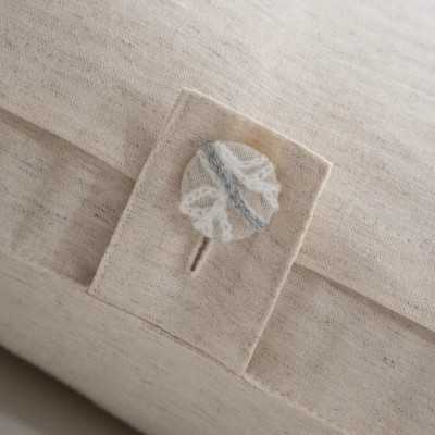 خانه|سرویس ملحفه برند اکوکتان مدل Libera کینگ سایز کرم طوسی