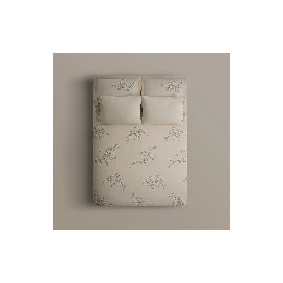 خانه|سرویس ملحفه برند اکوکتان مدل Libera کینگ سایز کرم بژ