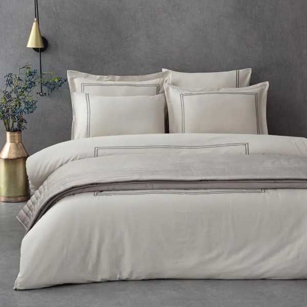 سرویس ملحفه Lavin دونفره کینگ سایز برند ecocotton