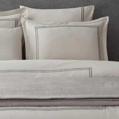 خانه|سرویس ملحفه برند اکوکتان مدل Lavin کینگ سایز بژ طوسی