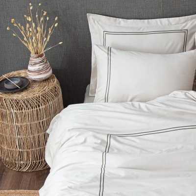 خانه|سرویس ملحفه برند اکوکتان مدل Lavin کینگ سایز بژ سبز