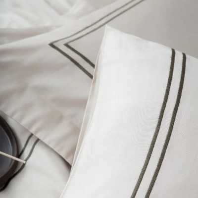 خانه|سرویس ملحفه برند اکوکتان مدل Lavin کینگ سایز بژ سبز