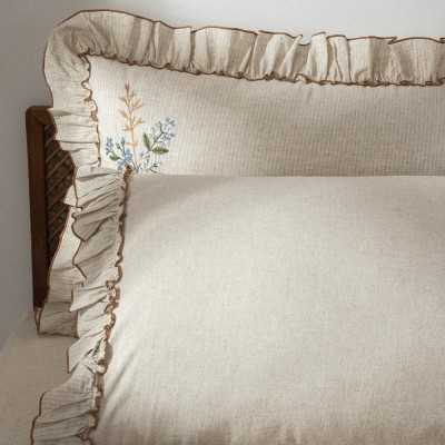سرویس ملحفه|سرویس ملحفه Latifa دونفره کینگ سایز برند ecocotton