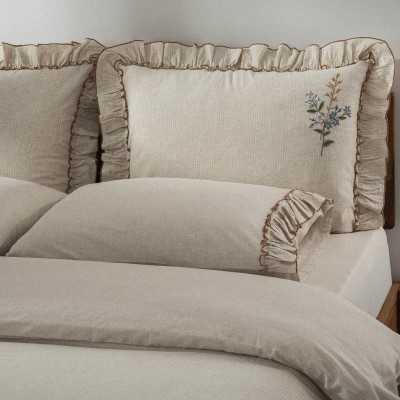 سرویس ملحفه|سرویس ملحفه Latifa دونفره کینگ سایز برند ecocotton