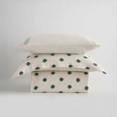 خانه|سرویس ملحفه برند اکوکتان مدل Imre کینگ سایز سبز