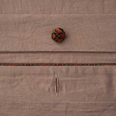 خانه|سرویس ملحفه برند اکوکتان مدل Havin کینگ سایز بژ