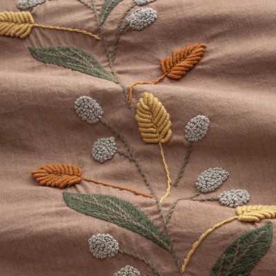 خانه|سرویس ملحفه برند اکوکتان مدل Farah کینگ سایز قهوه ای