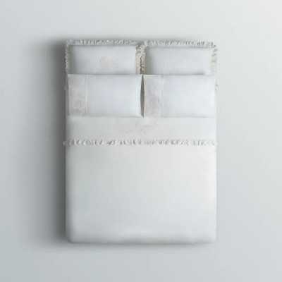 خانه|سرویس ملحفه برند اکوکتان مدل Elsa دونفره کرم