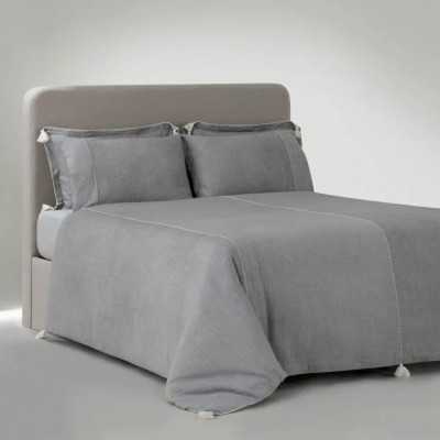 خانه|سرویس ملحفه برند اکوکتان مدل Libera کینگ سایز کرم طوسی