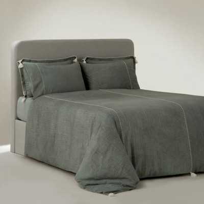 خانه|سرویس ملحفه برند اکوکتان مدل Line دونفره سفید