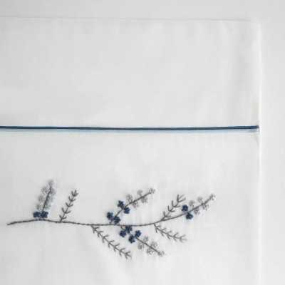 خانه|سرویس ملحفه برند اکوکتان مدل Derin کینگ سایز آبی