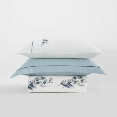 خانه|سرویس ملحفه برند اکوکتان مدل Derin کینگ سایز آبی